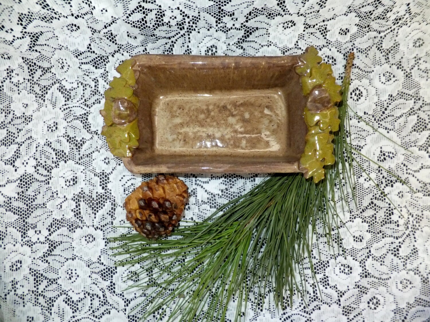 Handmade Ceramic Bread Pan Rustic by WildCrowFarmPottery on Etsy