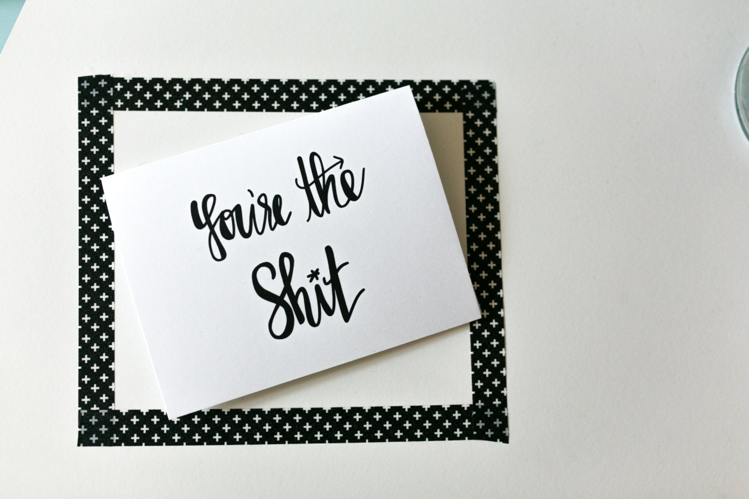 You're the shit greeting card 10 cards by OnceAGinn on Etsy