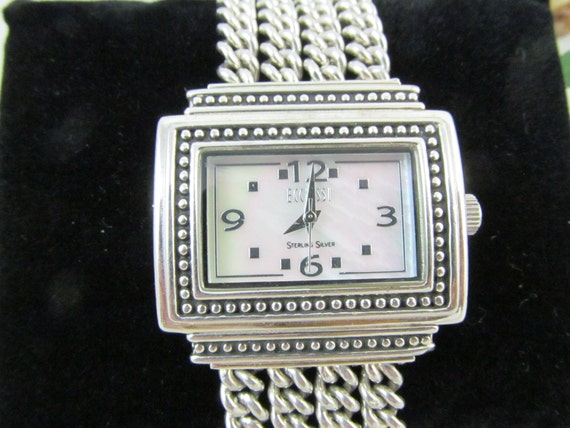 Ladies Ecclissi Link Bracelet Style Vintage Watch Heavy