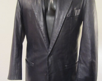 Popular items for leather sport coat on Etsy