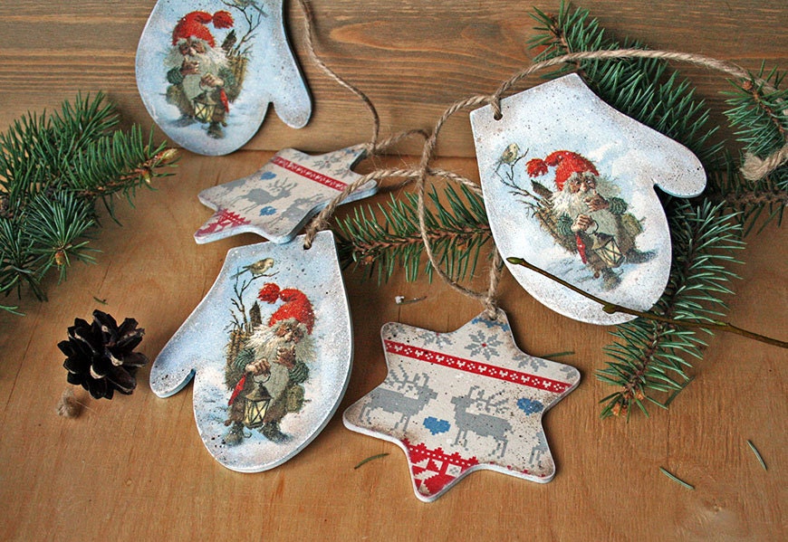 christmas garland wooden christmas decorations holiday christmas garland wooden christmas decorations holiday