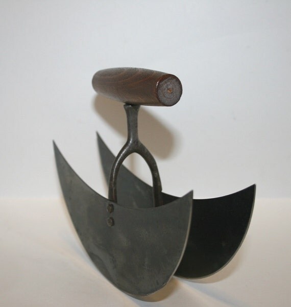 Double Blade Chopper Vintage Cabbage Chopper by PineCottageVintage