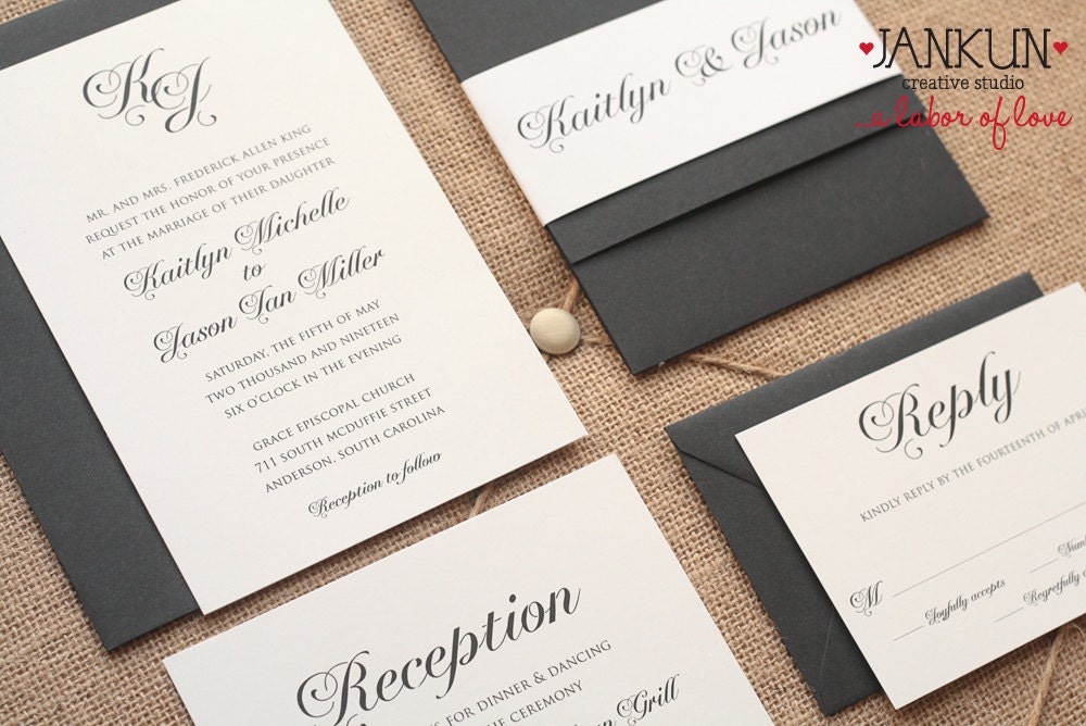what does black tie mean on a wedding invitation