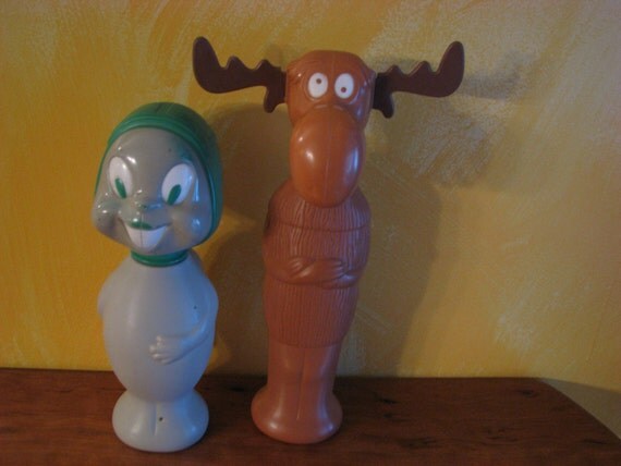 rocky and bullwinkle figures