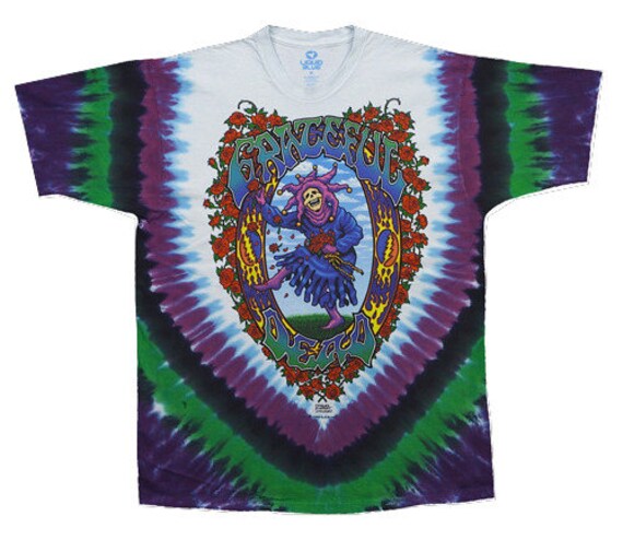 Grateful Dead Jester Seasons Tie Dye by BlueMountainDyesLLC