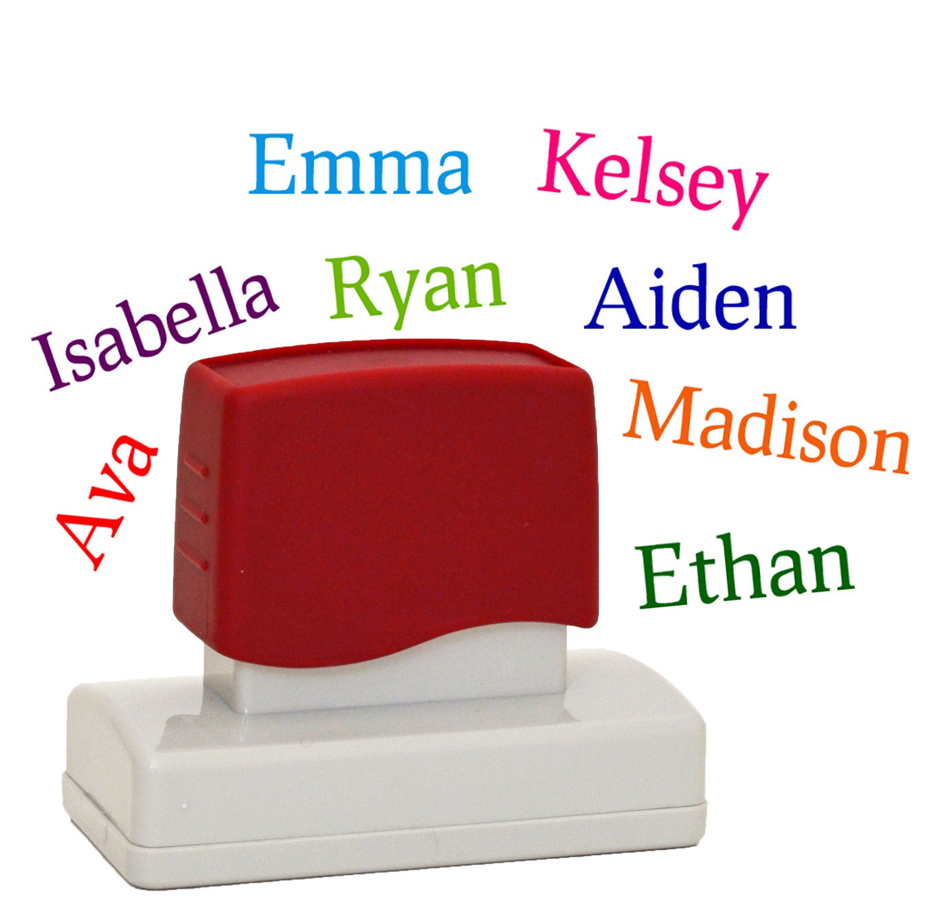 Name stamp for kids Childrens personalized by StampTheEnvelope