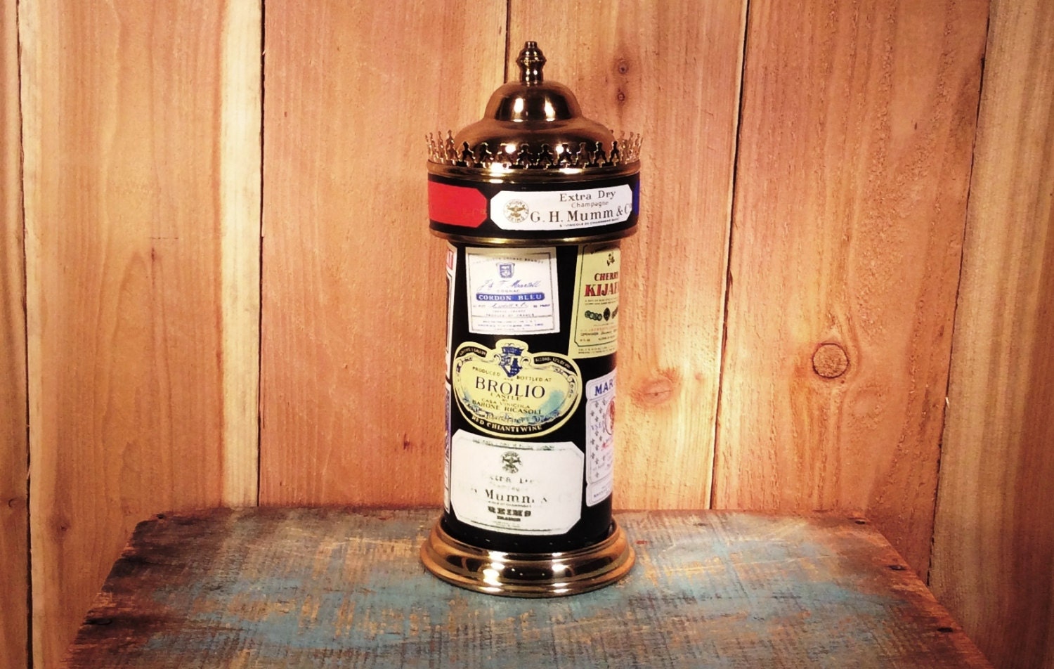 Vintage Liquor Decanter and Music Box