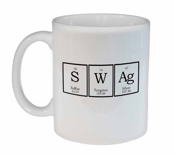 xn periodic table funny white  ceramic of coffee  periodic mug Swag  or  elements table