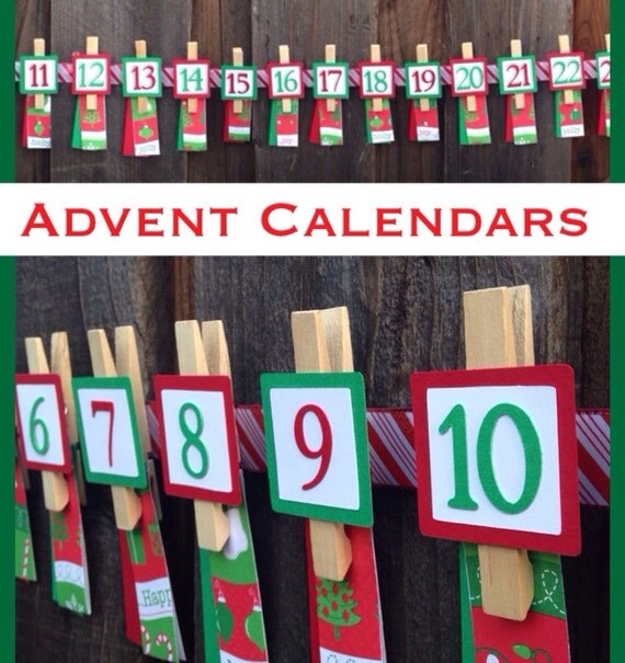 Items similar to Biblical Advent Calendar Christmas Event Advent