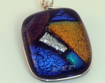 Popular items for mosaic glass pendant on Etsy