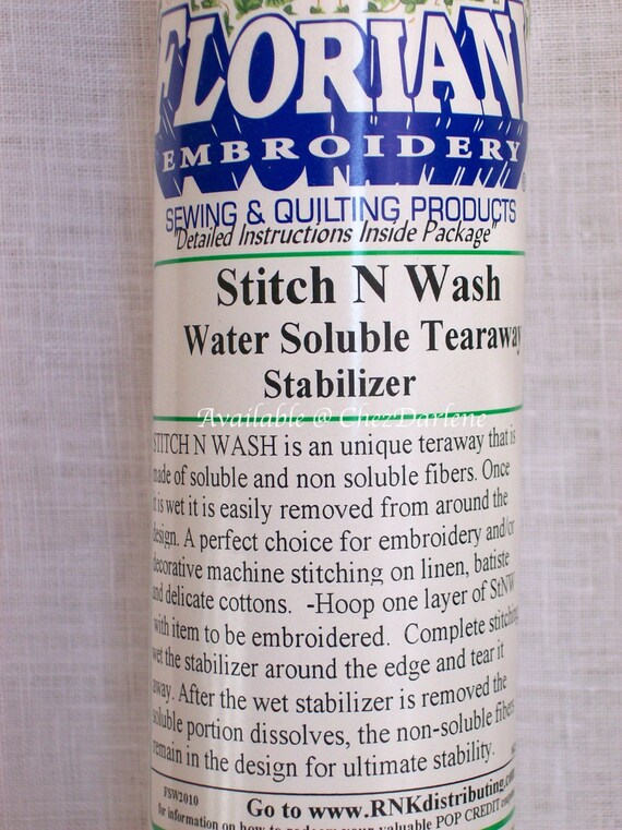 Tearaway Water Soluble Stabilizer For Machine by ChezDarlene