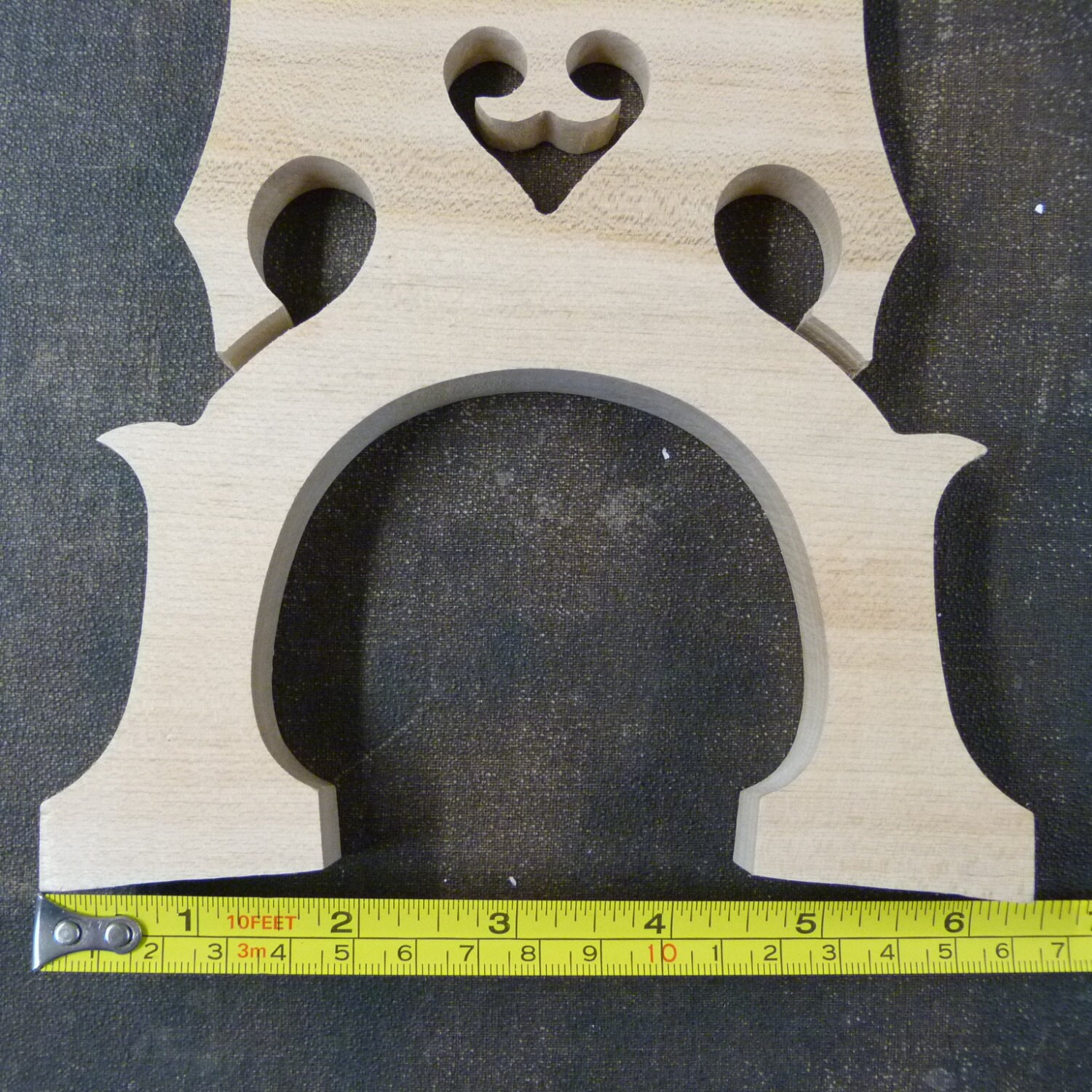 DOUBLE BASS bridge blank , 3/4 size maple UK Seller from