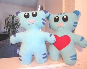 blue tigey plush