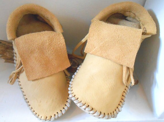 elk skin moccasins