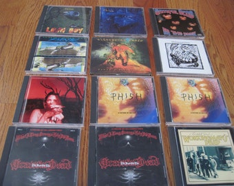 Lot of 12 CD Inserts Grateful Dead, Phish, Widespread Panic For ...