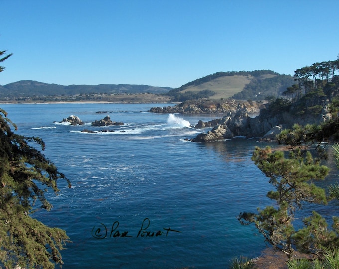 SEASCAPE Greeting Cards by Pam's Fab Photos, a 4-piece assorted set featuring the Central California Coast