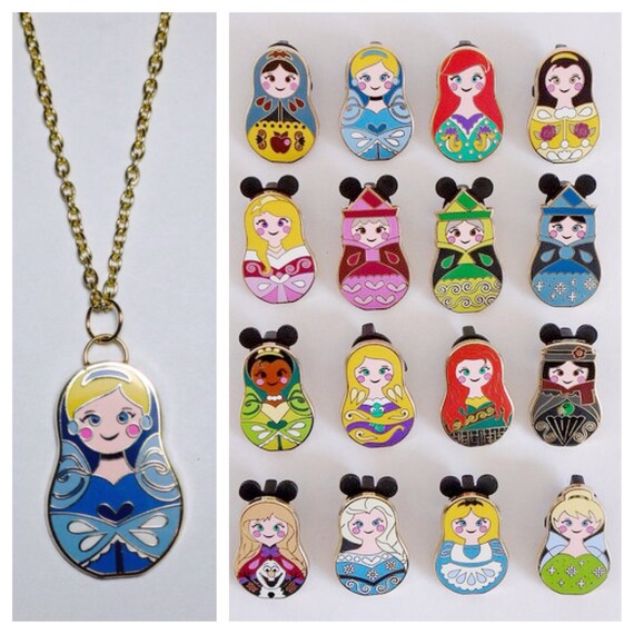 You Choose Nesting Doll PINdant Necklace by BeautifulBaublesSC