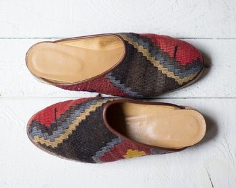 CABIN CREEK shoes Vintage 1990s teal woven leather by ...