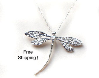 Sterling Silver Dragonfly necklace