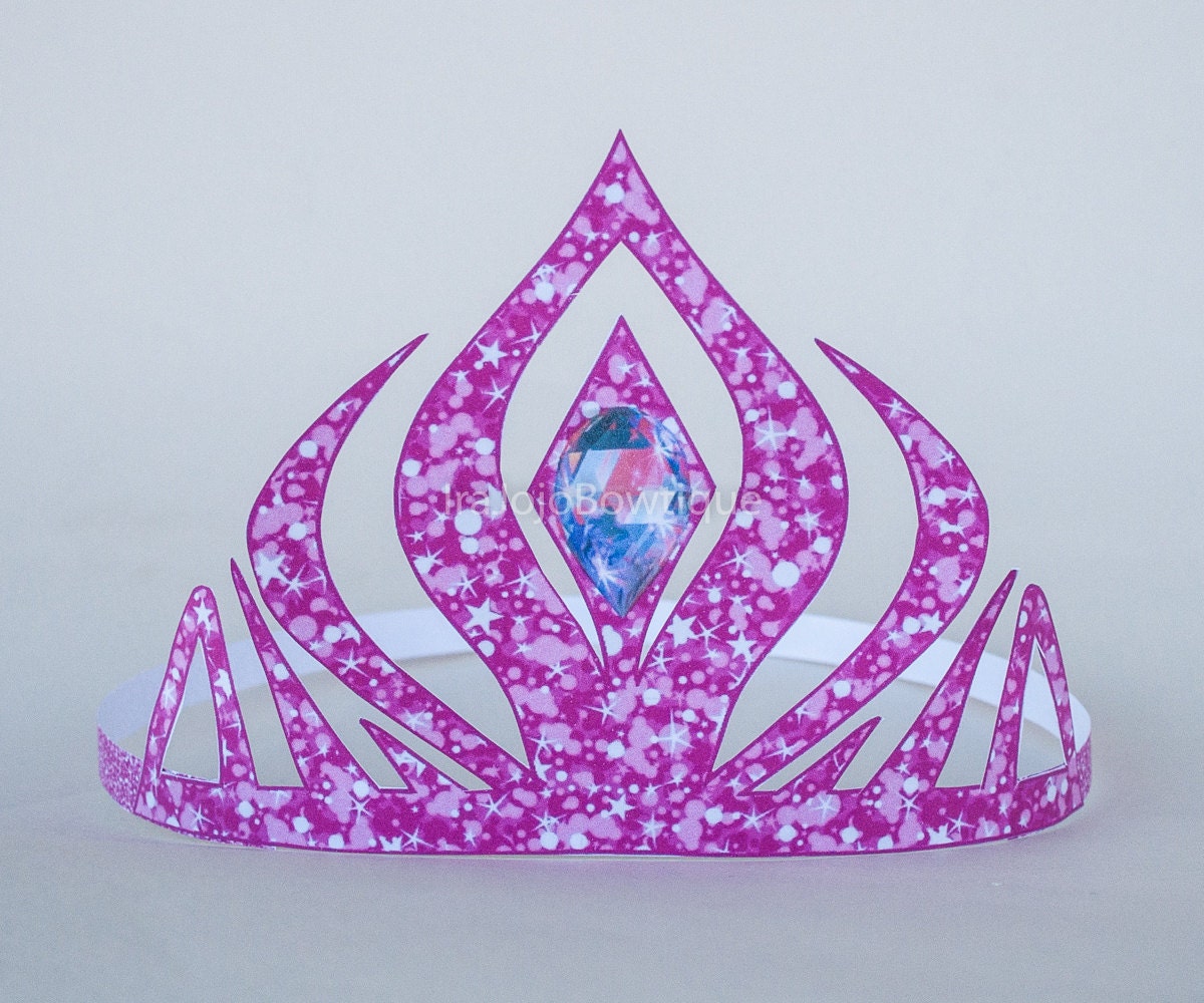 ANNA Frozen Paper Crown Paper tiara Printable by IraJoJoBowtique
