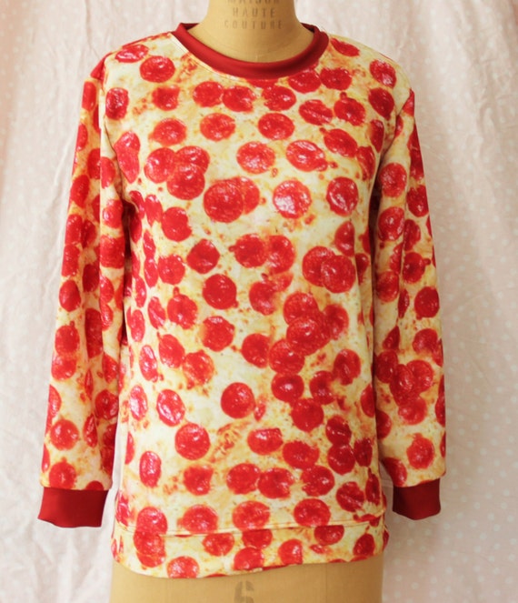 pepperoni pizza sweatshirt