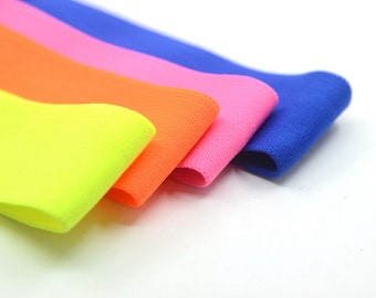 Solid Colored Plush Comfortable Elastic Band by the Yard,Waistband Elastic,Elastic Ribbon, Elastic Trim, 1.5" 38mm wide