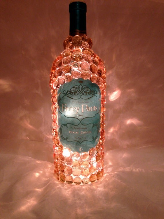 Fancy Pants Wine Bottle Light