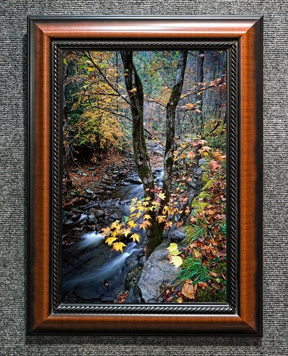 Framed Smoky Mountains Pictures Autumn Creek Fine Art Photo