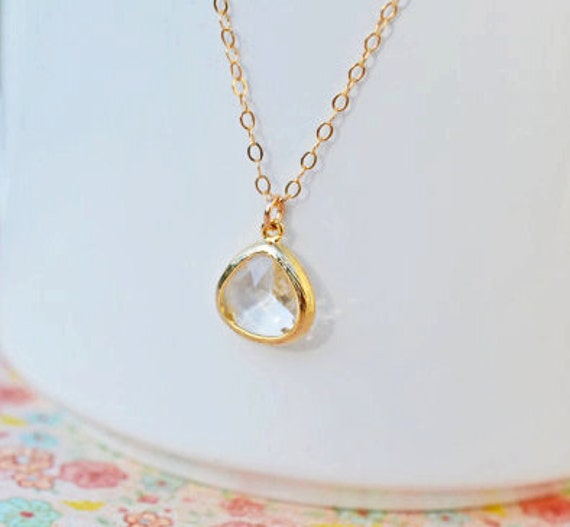 Small crystal necklace Clearance