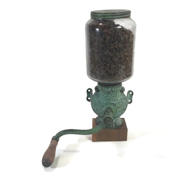 Green Arcade Crystal Coffee Grinder Mill No. 3