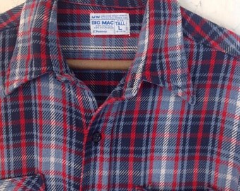 Vintage Big Mac by JC Penny size Large Tall 16 -16 1/2