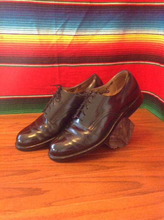 Vintage 80's USMC Boot Camp issue dress shoes 9D by SouthwestFinds
