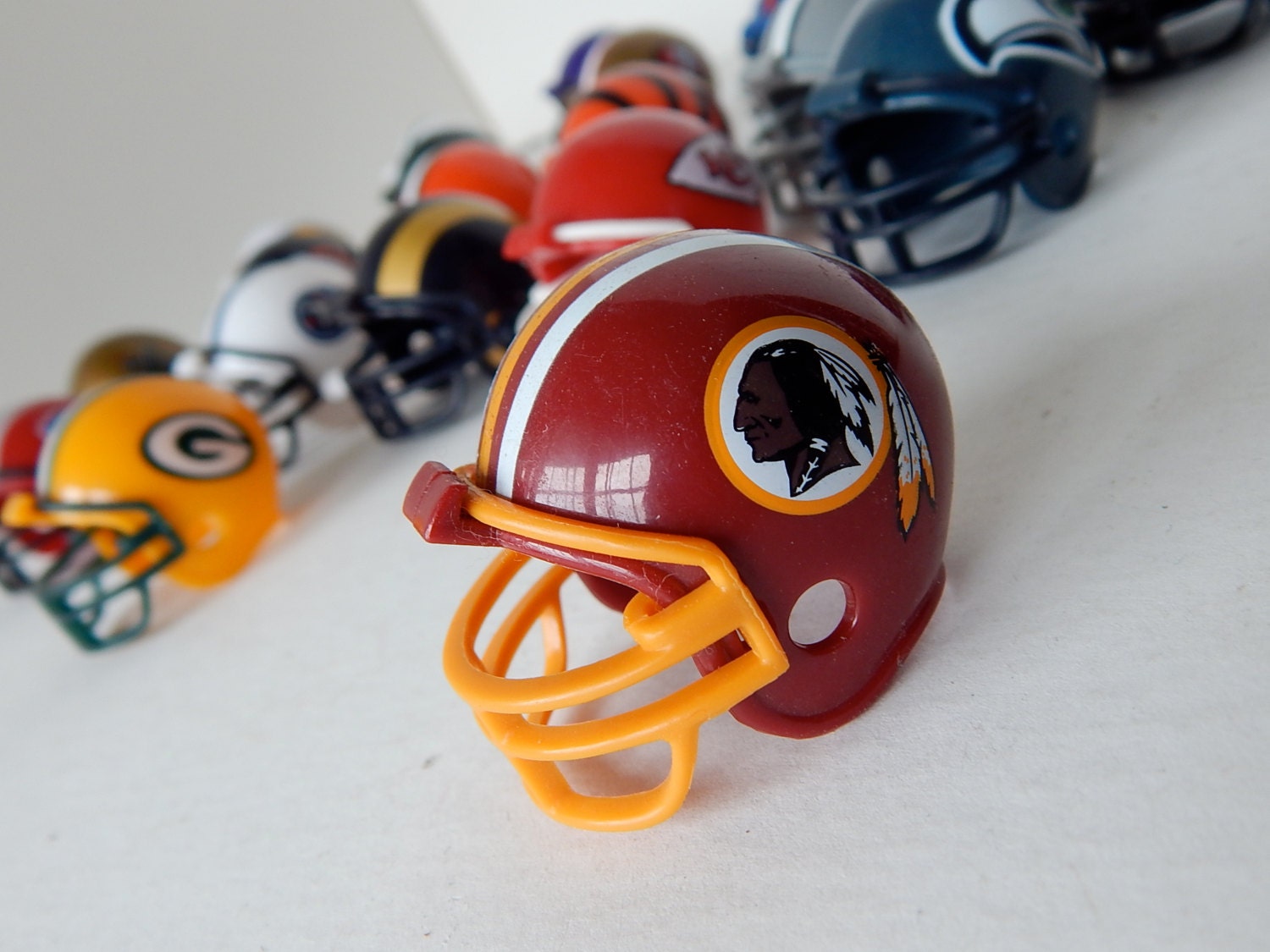 miniature nfl football players