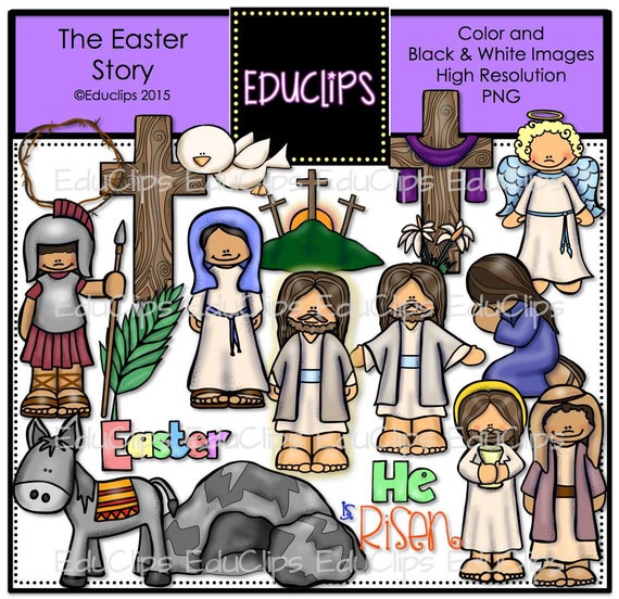 The Easter Story Clip Art Bundle
