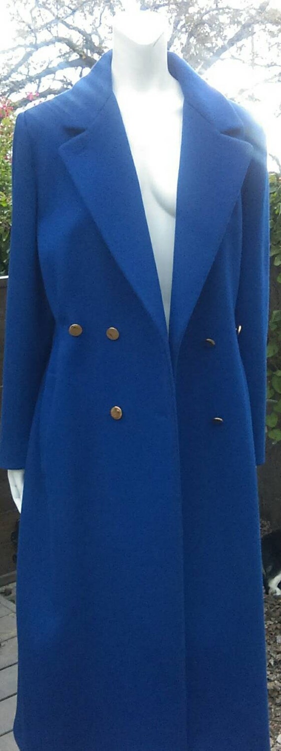 Vintage Royal Blue J.G. Hook Coat
