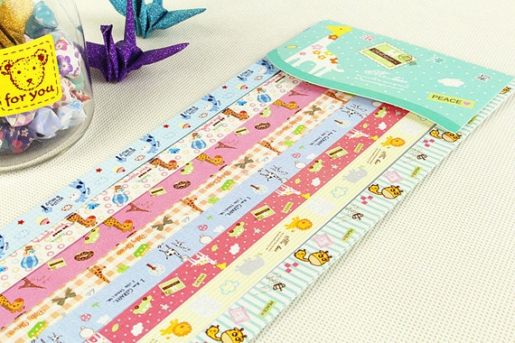 Origami Lucky Star Paper Strips Cute Giraffe Shape by ...