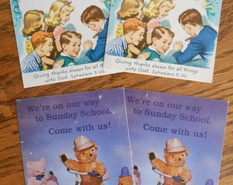 Sunday school cards | Etsy