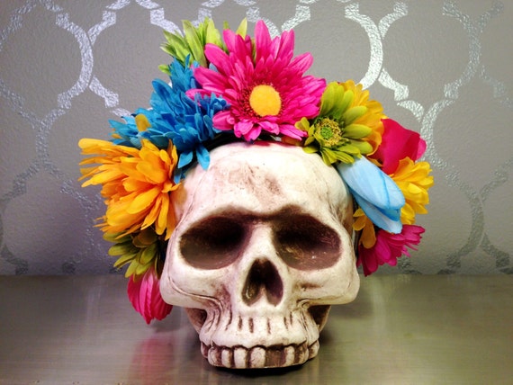 dia de los muertos flower crown