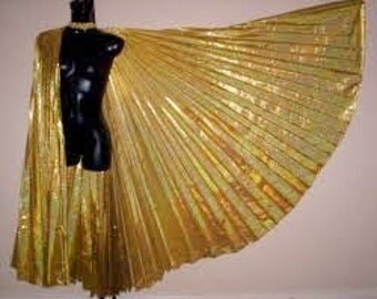Gorgeous Sexy Belly Dance Costume ISIS WINGS With Sticks..W/Carrying Case