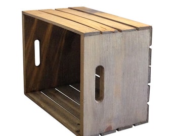 Fruit Crate, Wood Crate Decor, Painted Wood Crate