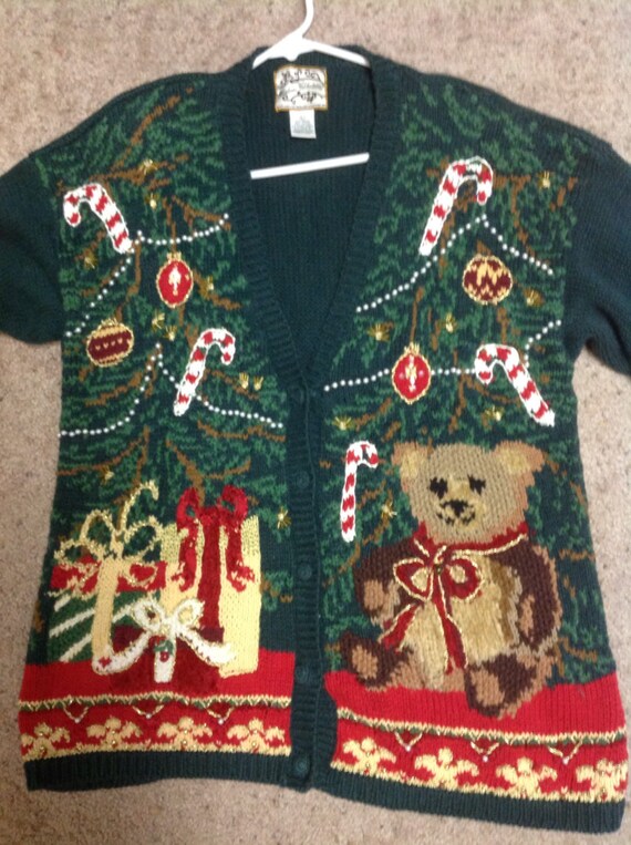 Items similar to Vintage Ugly Christmas Sweater Size Large on Etsy