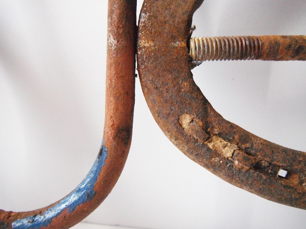 Metal Love sign Welded metal word art Rusty industrial sign