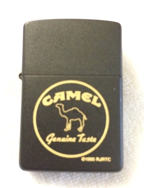 Unused NEW Vintage Black Matte Camel Zippo by VintageDayzFound