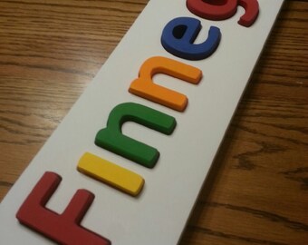 Wooden Name Puzzle Custom Name