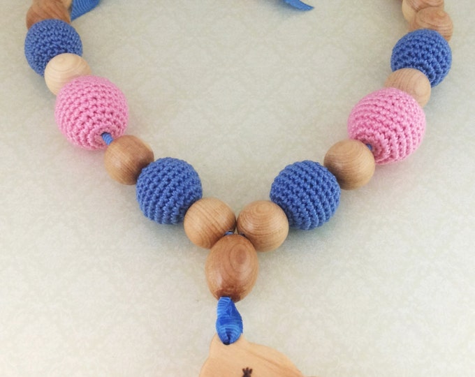 Eco-Beads for development of fine motor skills babies "Bear in the north"