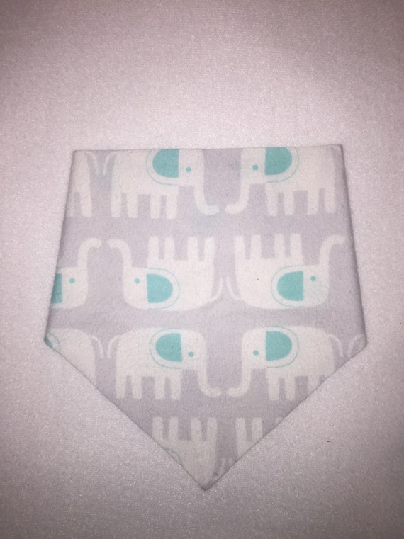 Elephants bandanna bib 