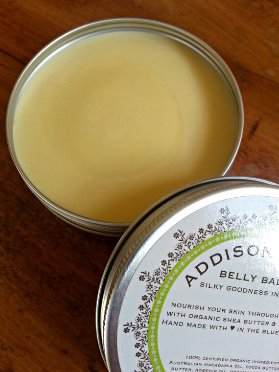Pregnancy Belly Balm. Stretch marks. Shea butter. by AddisonMoon
