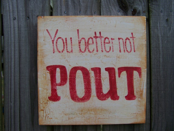 You better not pout sign, Christmas sign, Christmas decor, Christmas ...