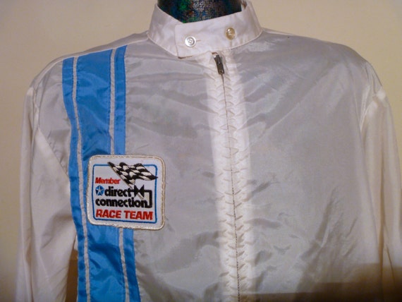 Vintage Chrysler Mopar Drag Racing Team Jacket Talon Zipper