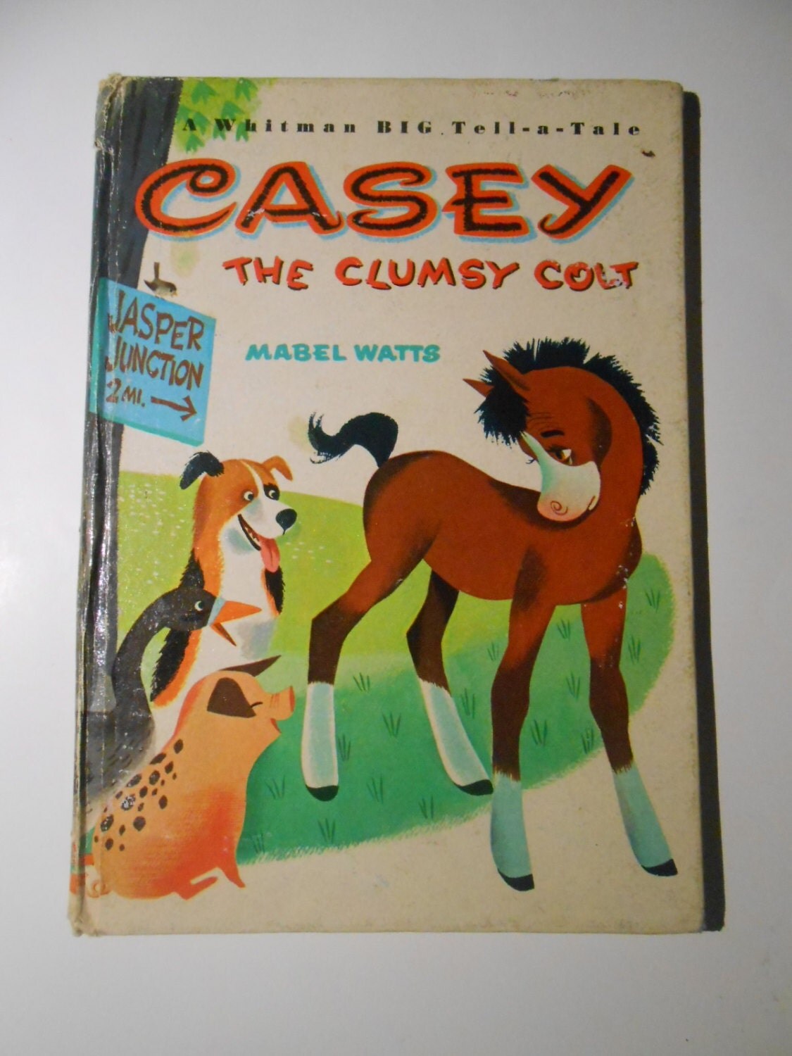 A Whitman Big Tell-a-Tale Book Casey The Clumsy by UNBROKENPAST